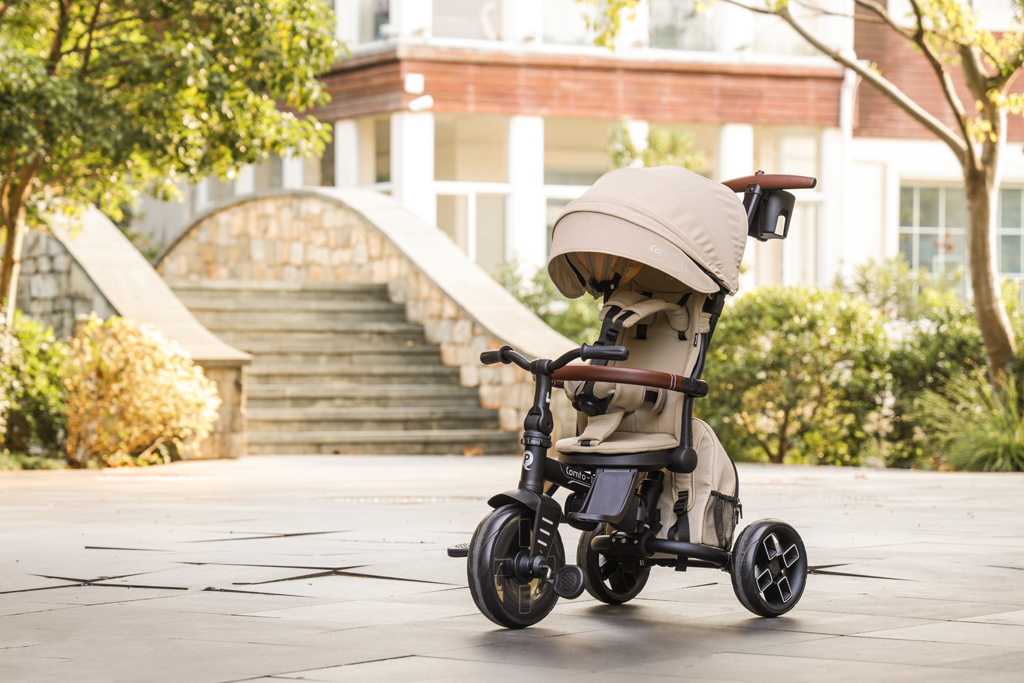 QPLAY Trojkolka Comfo Max Beige, 7v1, vek 10-72 mesiacov